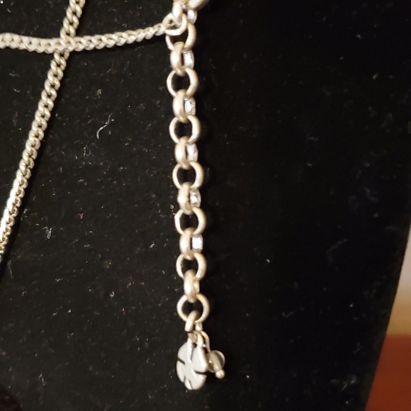 Lucky Brand Silver and Blue Pendant Necklace - Picture 3 of 3